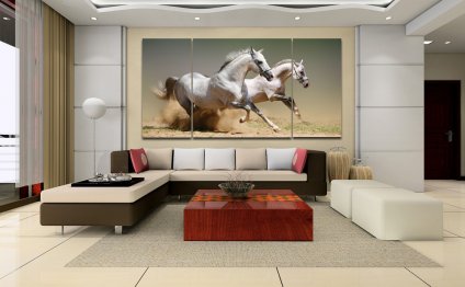 Horse abstract paintings