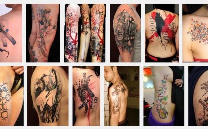 Abstract tattoo artist