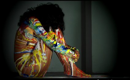 Abstract Body painting