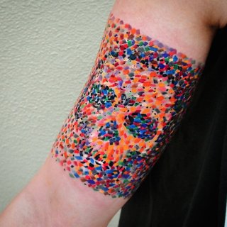 ondrash-tattoo-artist-instagram-skull-paint-arm