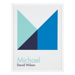Personalized Abstract Wall Art (Blue)