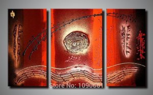 Abstract Acrylic paintings on canvas