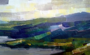 Abstract Expressionist Landscape