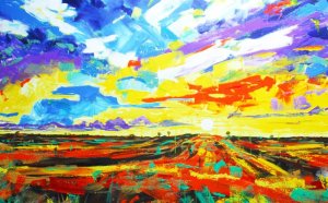 How to paint Abstract landscapes?