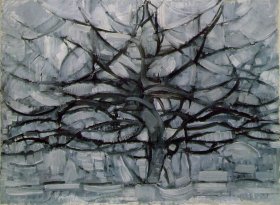 The Gray Tree by Mondrian