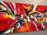 Abstract colour paintings