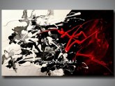 Black and White Abstract Wall Art