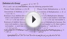 (Abstract Algebra 1) Definition of a Group