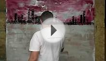 ABSTRACT CITYSCAPE SPEED PAINTING - by Chad Rice
