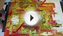 Abstract Expressionist Speed Painting