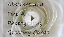 Abstract Floral Art Photography Greeting Cards
