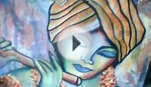 Abstract krishna painting