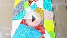 Acrylic Abstract painting techniques | abstract art
