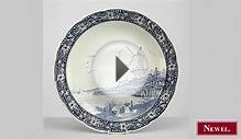 Antique Pair of Dutch blue and white Delft porcelain wall