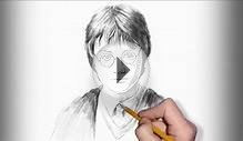 Artistic pencil portraits - Famous people (Video Sketches