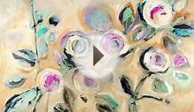 Original Contemporary Abstract Floral Modern Art Painting