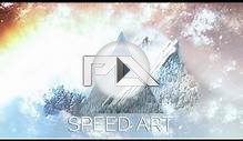 Perceptor Design: Abstract Mountain Scene, Speed Art. [HD]