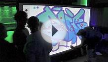 PixelPerfect digital art wall - Purple Squirrels