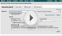 Scopus Abstract and Citation Database