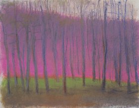 Wolf Kahn's In the Gloaming (pastel)